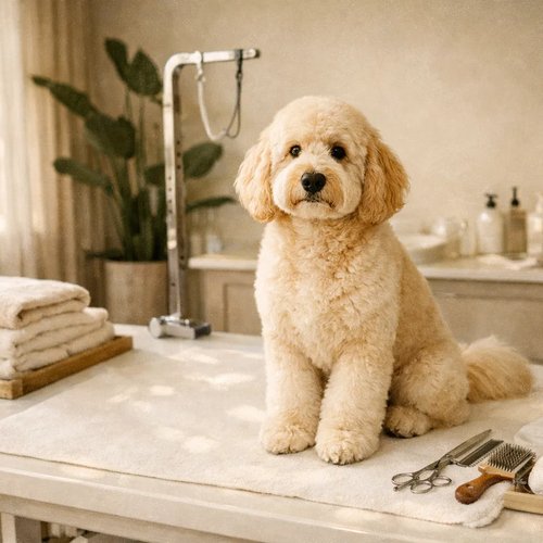 Professional dog grooming